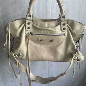 Balenciaga City Bag Beige Neutral Cream Dune